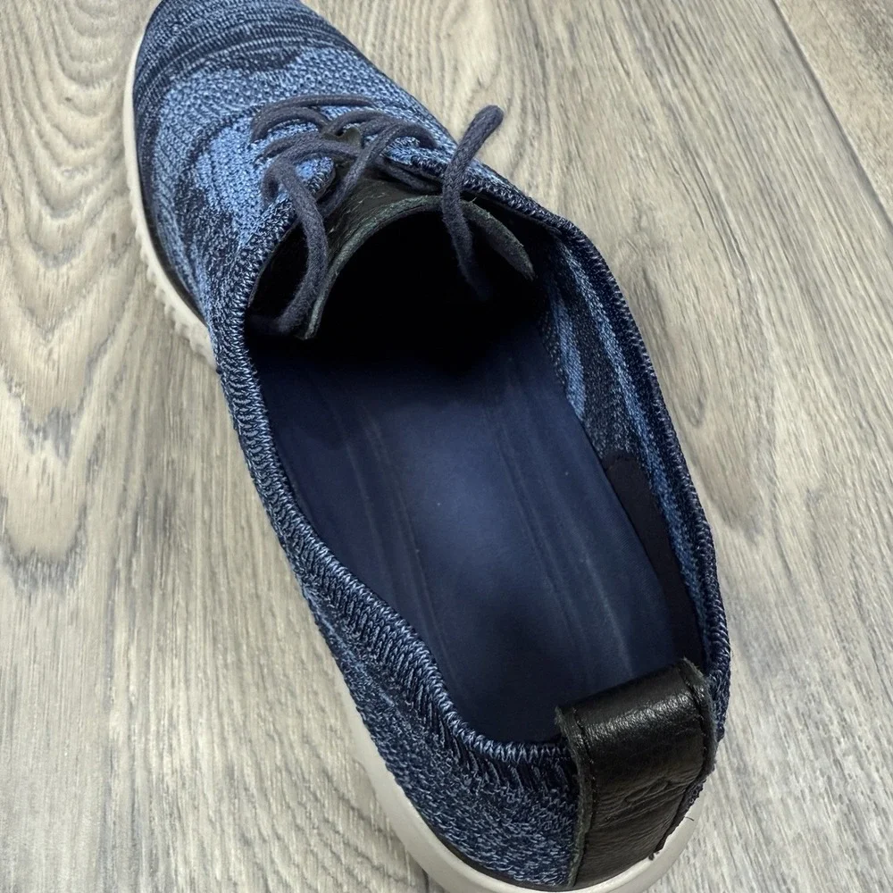Cole‎ Haan Zerogrand Men's Sz 11.5 Blue Stitchlite Wingtip Oxford Shoes C27946